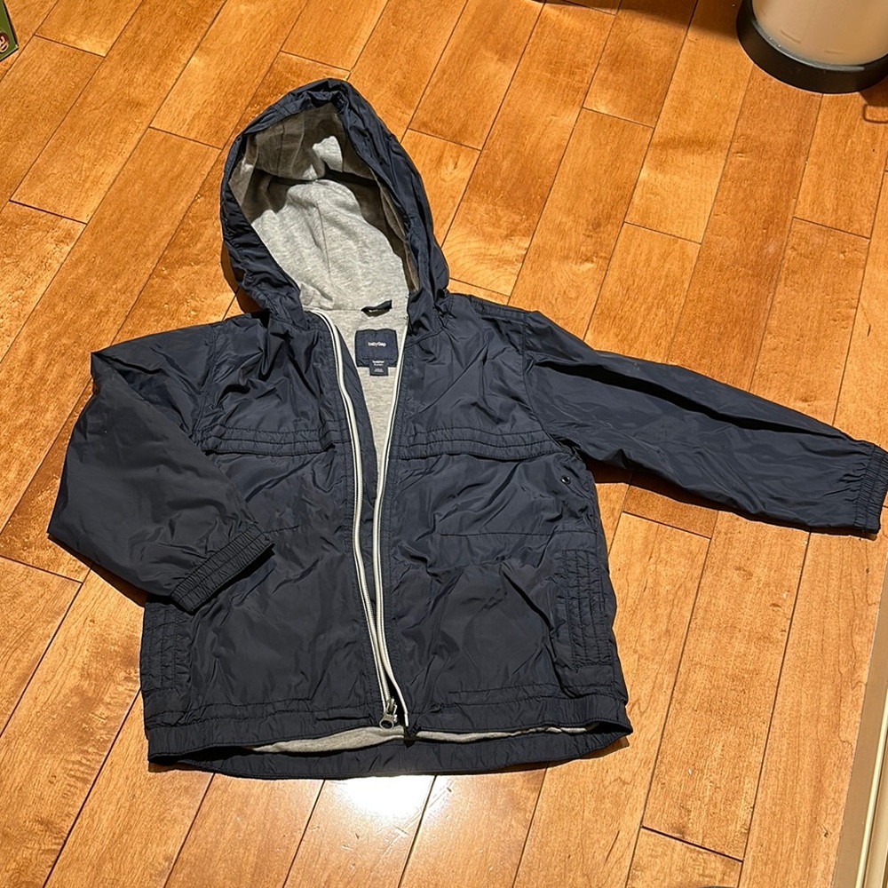 Gap Kids Navy Blue Hooded Jacket 5T